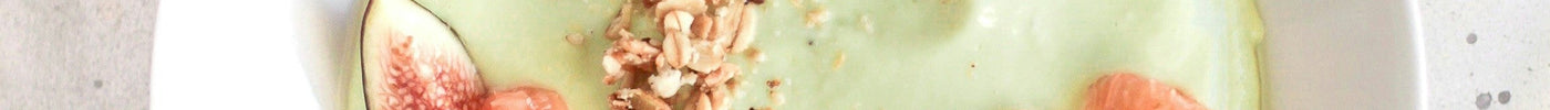 Frisse vegan avocado smoothie bowl met limoen