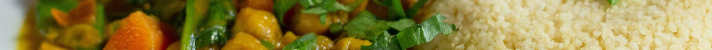 Kikkererwten curry met couscous