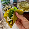 Linzen wrap met courgette en fêta