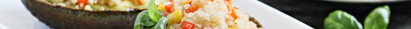 Gevulde avocado met ei-vrije eiersalade