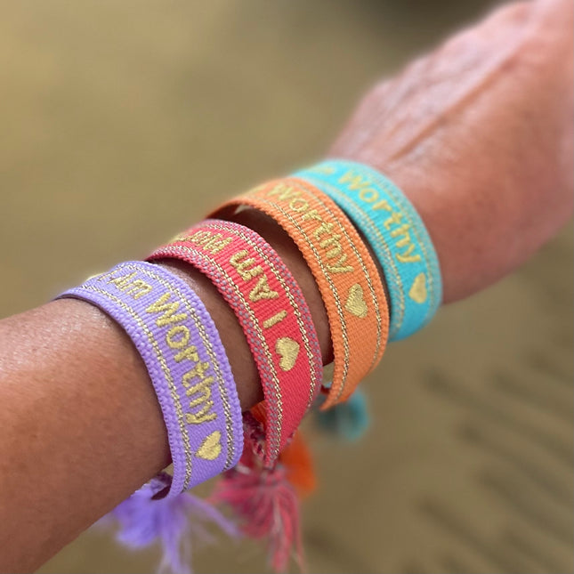 I am worthy armbandje - Het armbandje dat je herinnert aan jouw recht op liefde en kracht