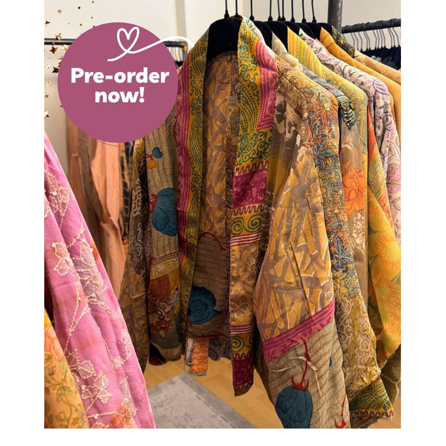Cofur Reversible Silk Jacket - multi colour natural